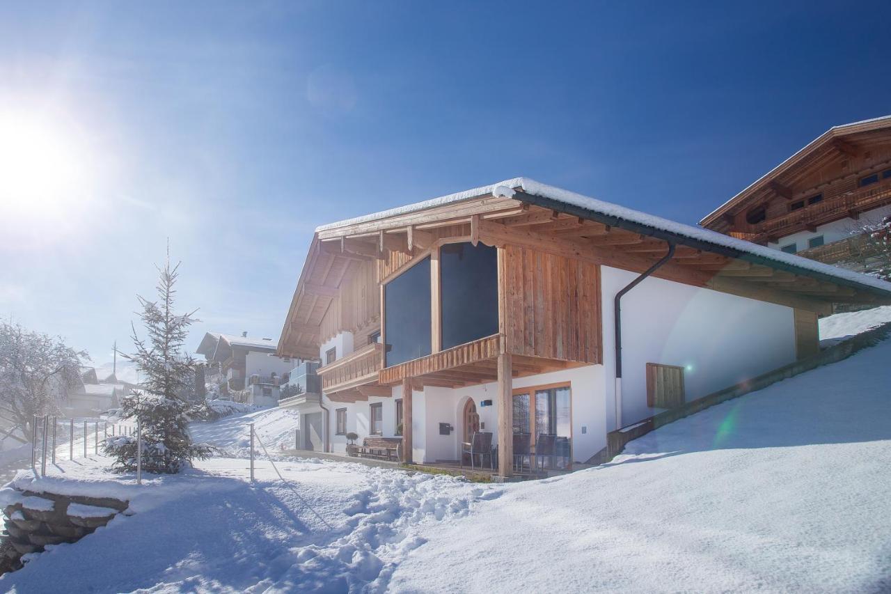 "Chalet Bergzeit" Ferienhaus Mit Sauna & Wellness Fuegenberg Exterior foto